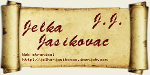 Jelka Jasikovac vizit kartica
